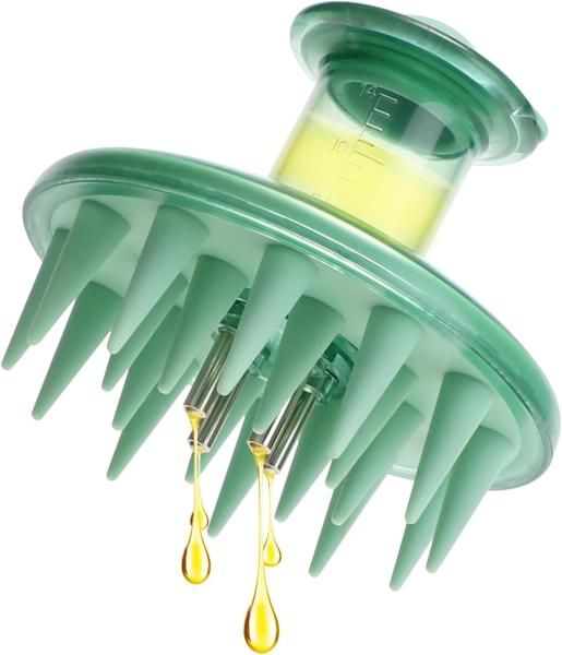 Applicateur d' huile de silicone sans BPA avec pinceau de massage