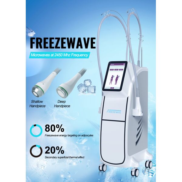 Non Invasive Improve Sagging Body Slimming Microwave RF Freezewave Body Contouring Machine