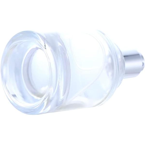 30ml Glass Perfume Spray Bottle Liquid Sprayer Travel Refillable Bottle Wood Lid
