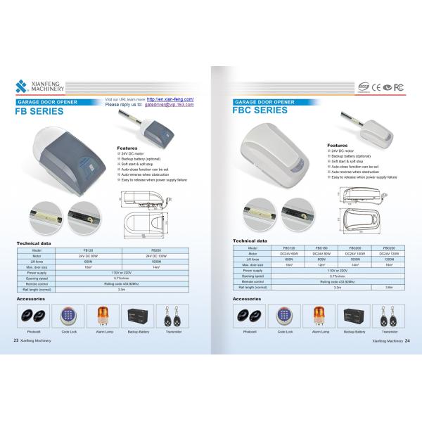 Automatic Sectional Overhead Garage Door Operator
