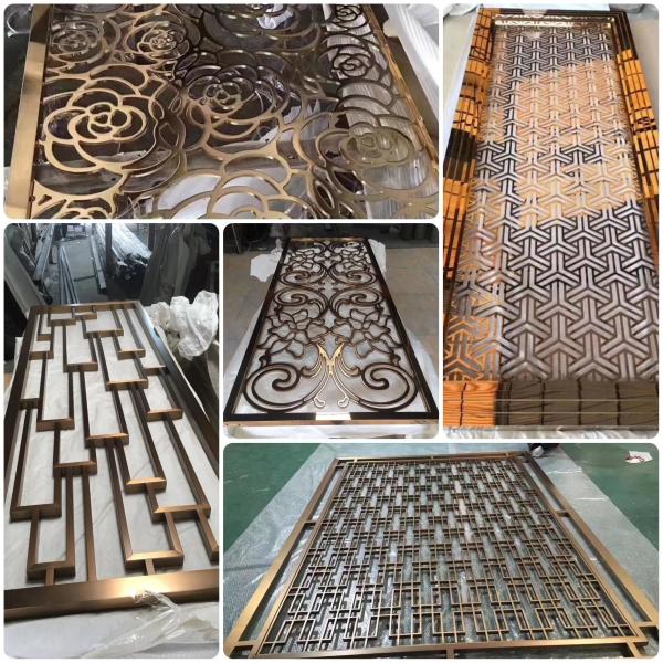 China Decorative Stainless Steel Screen Laser Cut Screens Factory Suppliers