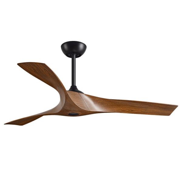 Ventilateur de plafond à moteur à courant continu silencieux de 52 pouces