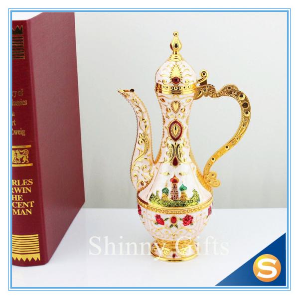 Shinny Gifts New Home Ornament Gift Set Handmade Enamel Metal Craft Decorations Russian Castle Style TXX