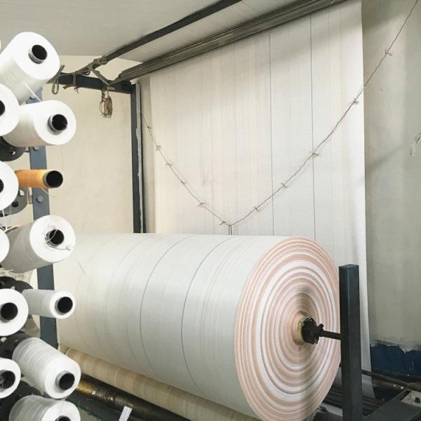 65cm Width customized colour Tubular PP Woven Fabric For PP woven Bags