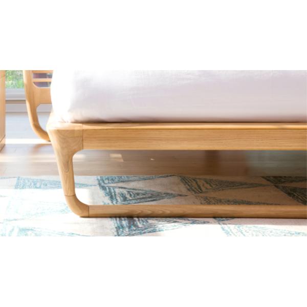 Nordic Modern Full Size Bed , Patent Design Contemporary Wooden Beds