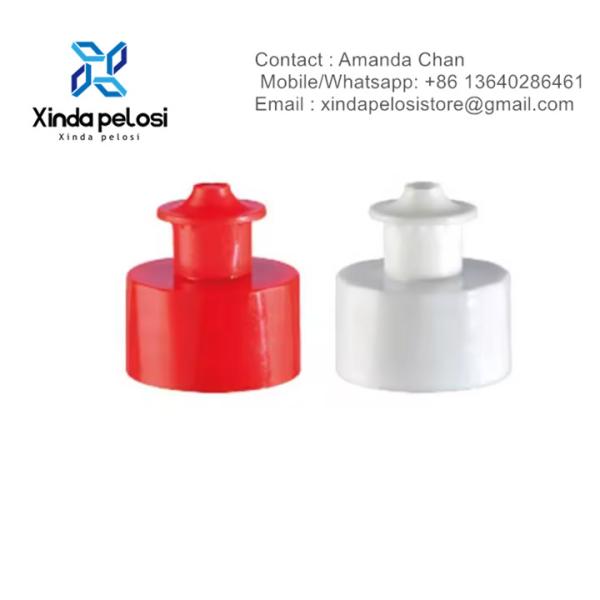 Detergente de alta qualidade Push-Pull Cap PP Cap parafuso com forro para venda