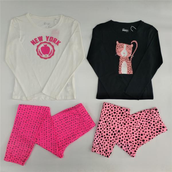 Comfortable Kids Pajamas Set for Spring Season 60% Cotton 40% Polyester Long Sleeve