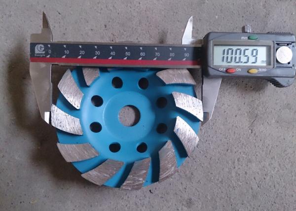 12 Segments 4 Inch Diamond Grinding Disc For Terrazzo Leveling