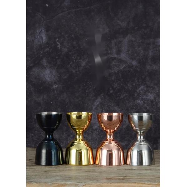 Factory Direct Metal SS Measuring Price Mini Stainless Steel Slim Double Bell Barware Custom Bar Jigger