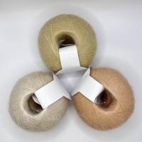 La boule de tricotage de mohair balayée bavardent le fil de fantaisie fait sur commande