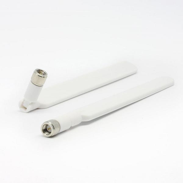 ABS TPE SMA Nikle Plating 698MHz to 2690MHz 4G LTE Articulating Dipole Rubber Antenna