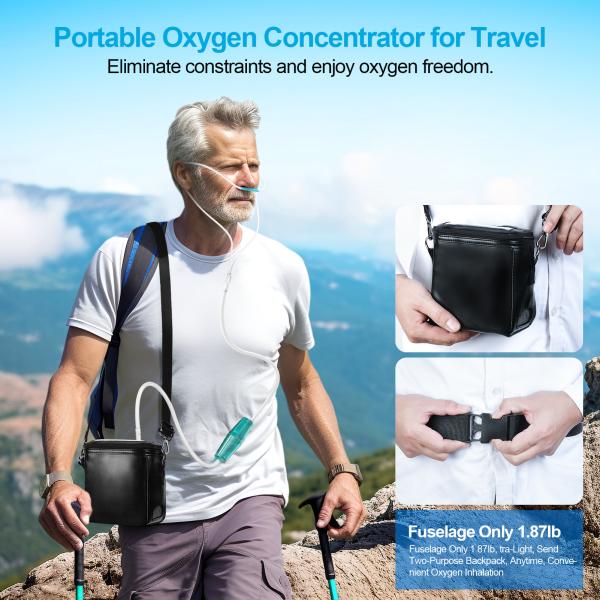 Portable and Noise 45DB A Oxygen Concentrator Health Care Function for Your Health