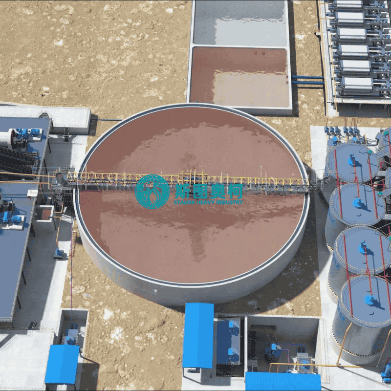 Gold Ore Processing Equipment with PLC Control Touch Screen Interface Adjustable Output Size 0-100mm and 30TPD-2500TPD Processing Capacity