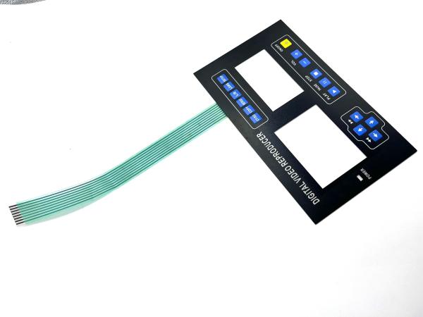 Customizable Embossing Keypad Membrane Switch 3M Adhesive