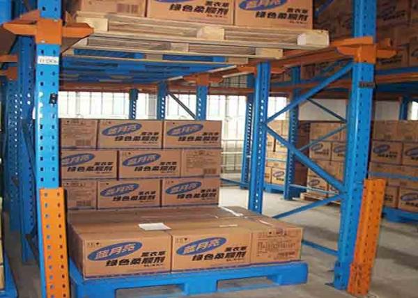 Warehouse Drive In Pallet Racking Anti Corrosion Push Back Pallet Racking Systems