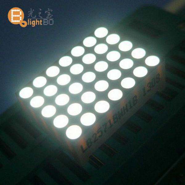 OEM ODM Compatibility 5x7 Dot Matrix LED Display with Wide Viewing Angle