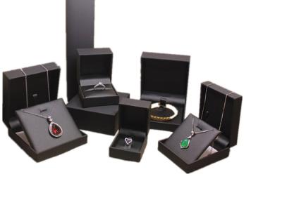 High - Grade Leather Mens Jewelry Box , Black Luxury Leather Travel Jewelry Case