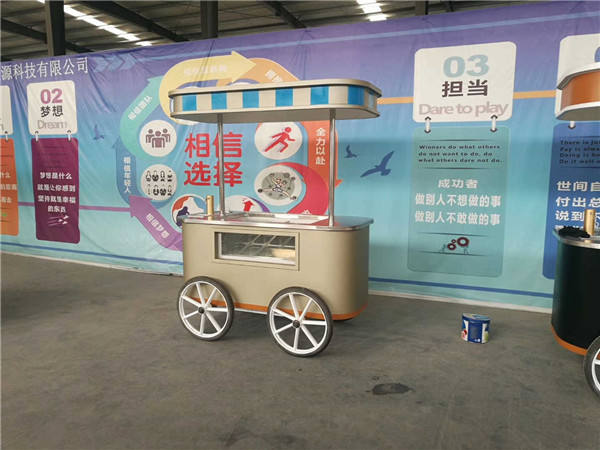 Low Price Tricycle Fried Ice Cream Vending Cart For Sale
