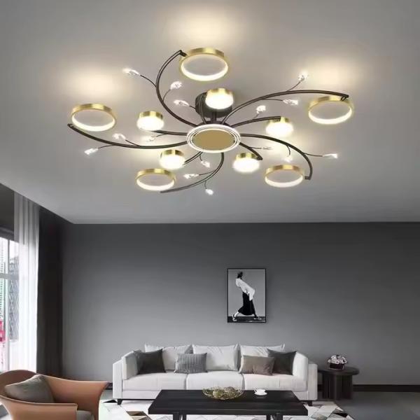 LED Surface Mount Ceiling Light Fixtures , Home Kitchen Indoor LED Crystal Ceiling Light
