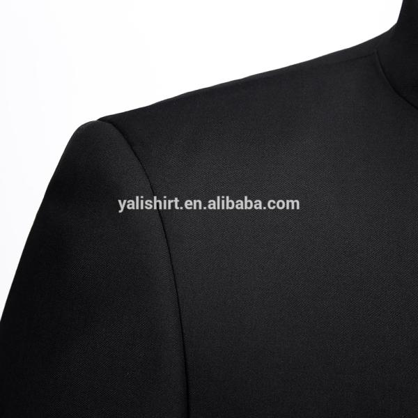 wholesale custom slim fit mens chinese collar suit