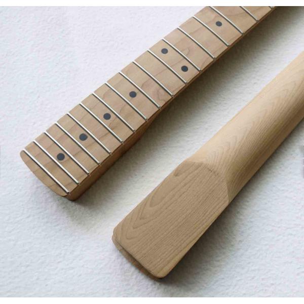 Custom Grand Paddle Guitar Headstock Unfinished Roasted Maple ST Guitar Neck Electric Acoustic Guitar Accept Kinds OEM