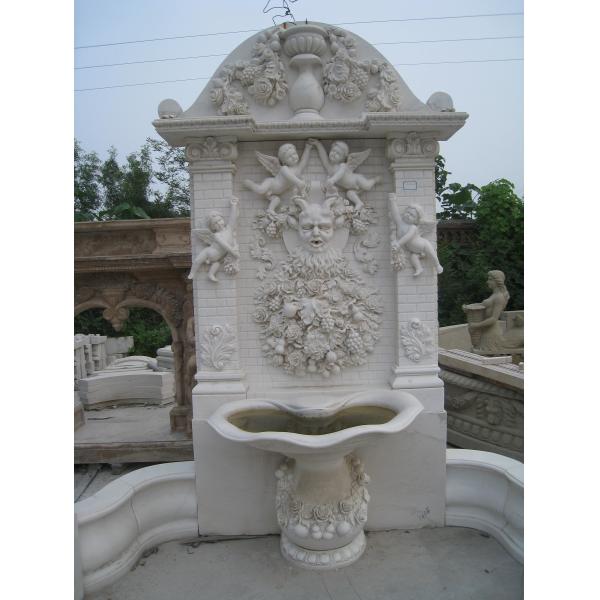 Big Statue Carved Stone Marble Water Pool Fountain Outdoor
