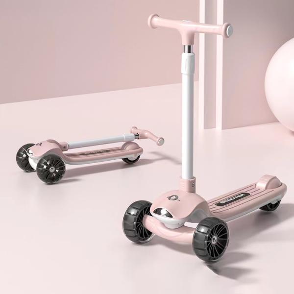 Foldable Children Kick Scooter with Music and Light Category Children Foldable Ride