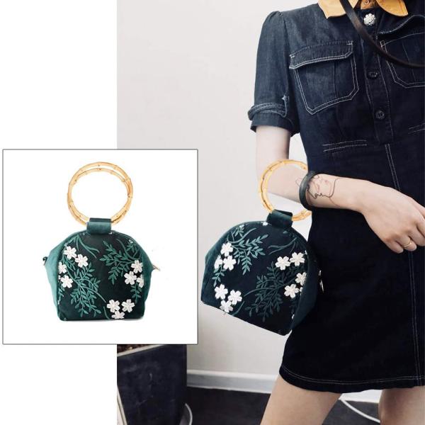 Natural Bamboo Bag Handle for Women Handbag Accessories Semicircle or round Bag handle