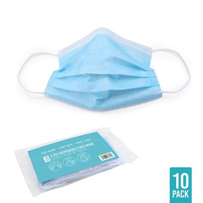 Máscara protetora médica Não-médica Dustproof protetora descartável de 3 dobras da máscara protetora de Meltblown