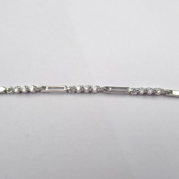 925 puros joia de prata da platina, corrente cúbica personalizada do bracelete do tênis