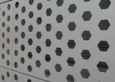 Punching Aluminium Perforated Sheet , 7075 Hexagonal Perforated Aluminum Sheet