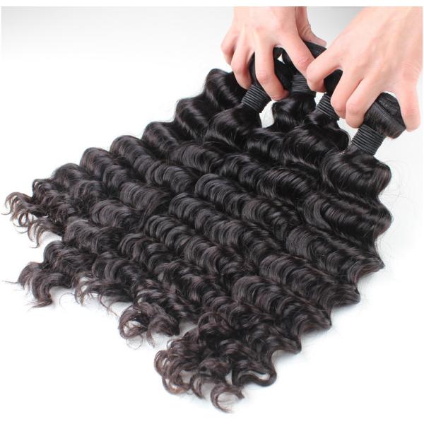 Hot selling Grade 6A 100% Brazilian Remy virgin hair, deep weave human hair weave,hair weft, hair extension