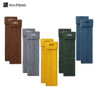 High Stretchy Embroidered Ribbed Leg Warmers For Women Winter Party Usage