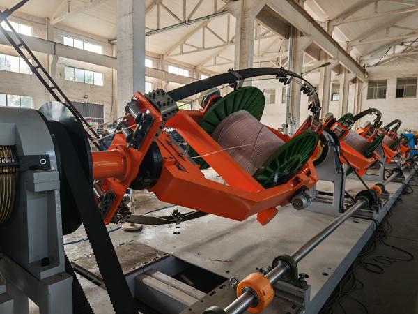 Máquina de cableado de 5 núcleos con retrodirección completa 1250 mm de retorno