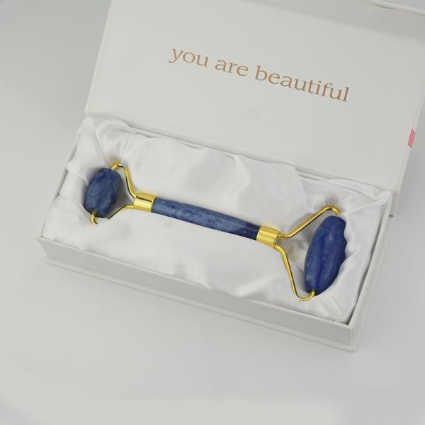 Blue Jade Stone Rollers for Anti Puffiness