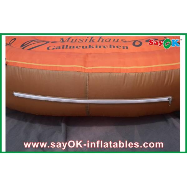 Гитара ткани Оксфорда раздувная, высота празднества нот 2 метра