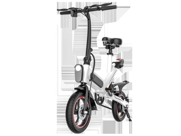 Intelligent City Portable Folding Electric Bike 12 Inch With High Carbon Steel