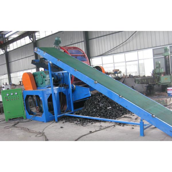 scrap tire shredder plant for rubber powder