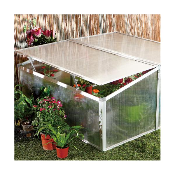Oxidized Aluminium Small Greenhouse 0.9mm 1.0Mm PC sheets Polycarbonate Vent Anchor