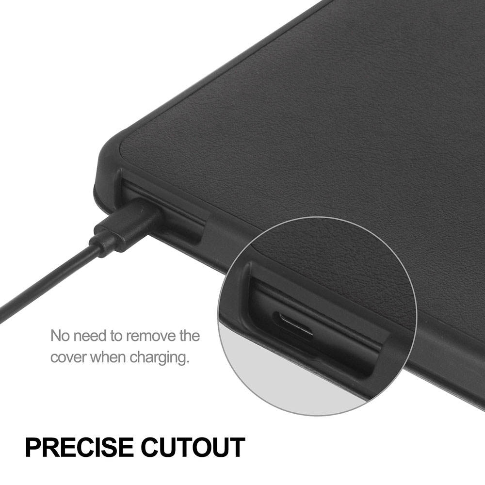 Laudtec Slim Lightweight Premium PU Leather Cover with Auto Sleep/Wake for Kobo Clara Colour (2024) /Clara BW (2024) /2E (2022)