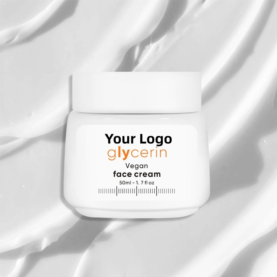 OEM ODM brand vegetarian skin care face cream glycerin moisturizing face cream anti-aging moisturizing cream nourishing face cream