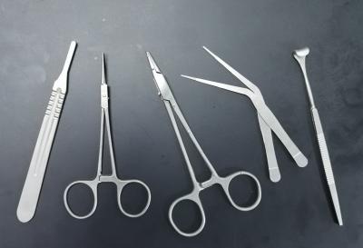 Titanium Needle Holder Forceps Parts , SUS304 Surgical Instruments Components