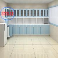 Acero inoxidable / Acero completo Tres secciones de deslizamiento de hospital Disposable Cabinet de tratamiento fabricante para el hospital
