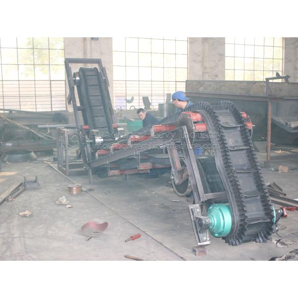 300mm 90 Degrees Bio Organic Fertilizer Big Angle Belt Conveyor