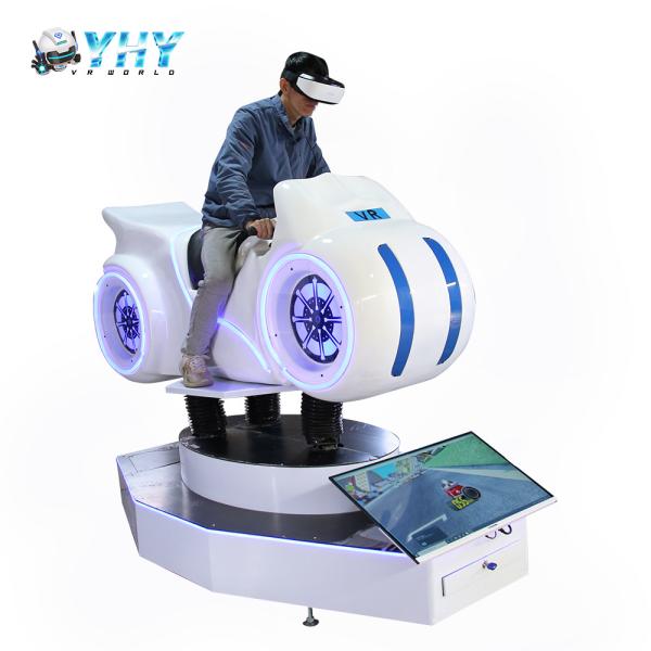Мотоциклы имитатора VR парка атракционов участвуя в гонке имитатор