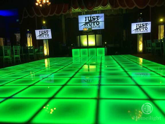 50x50cm LED Matte Frost Dance Floor Tile Panels For Wedding Party