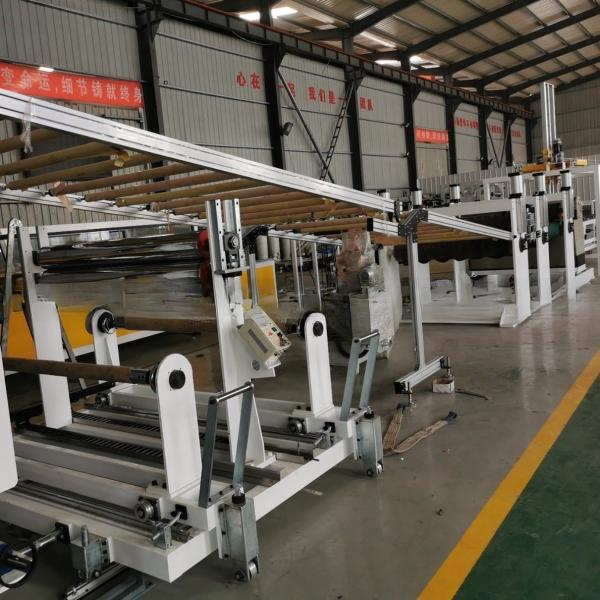 One Feed PVC Marble Sheet Extruder Line Making Machine for Loading Port in Qingdao