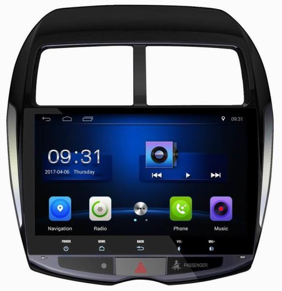 Ouchuangbo car audio multimedia android 8.1 fir Mitsubishi ASX 2013-2015 with MP3 mirror link USB 4*45 Watts