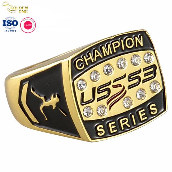 Stainless Steel Sports Championship Rings Women Wedding Jewelry Masonic Hiphop
