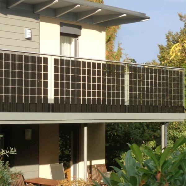 Environment Friendly Building Integrated Photovoltaics Fences For Villa Buildings